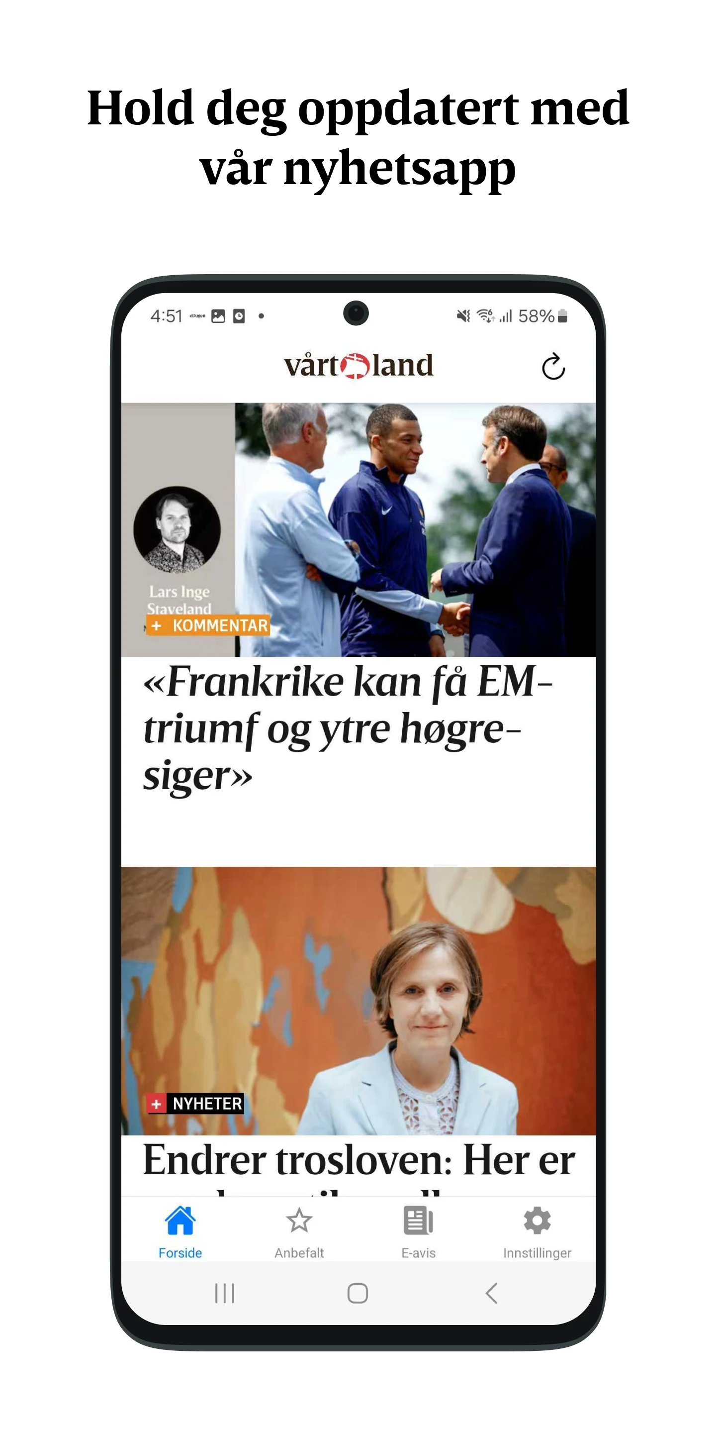 Vårt Land screenshot