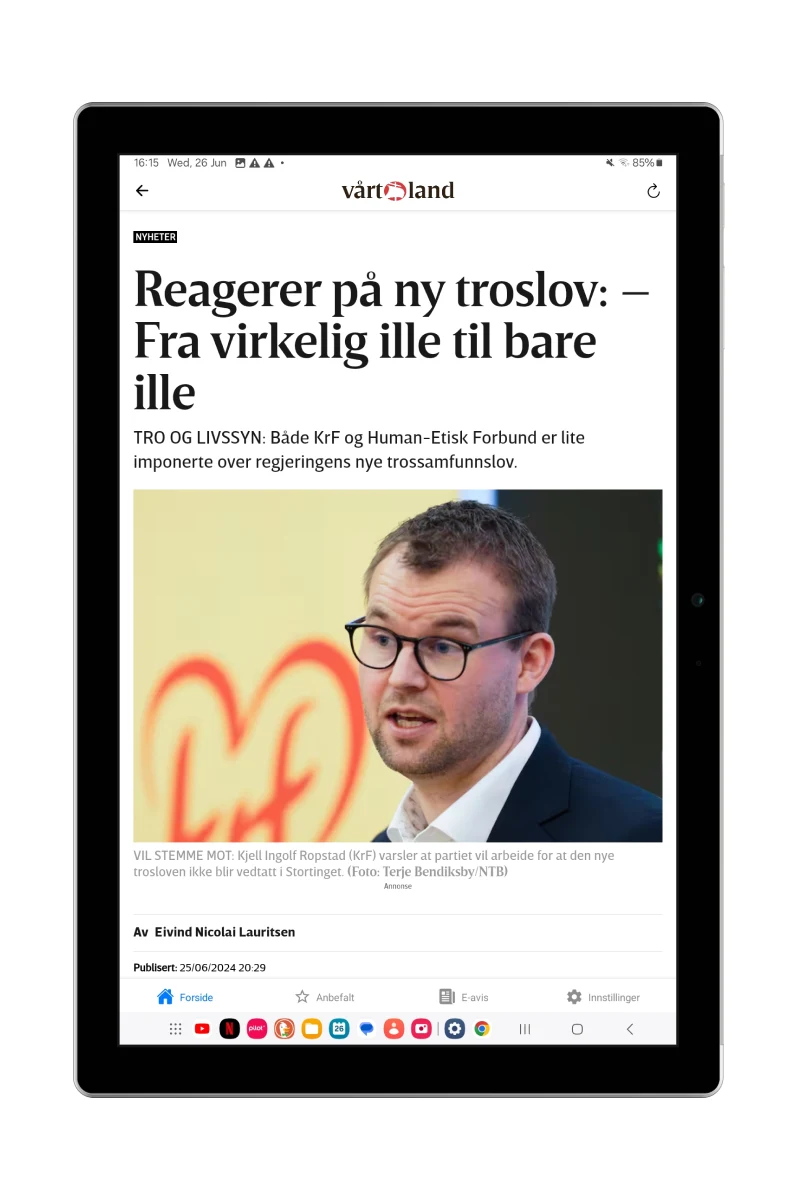 Vårt Land screenshot