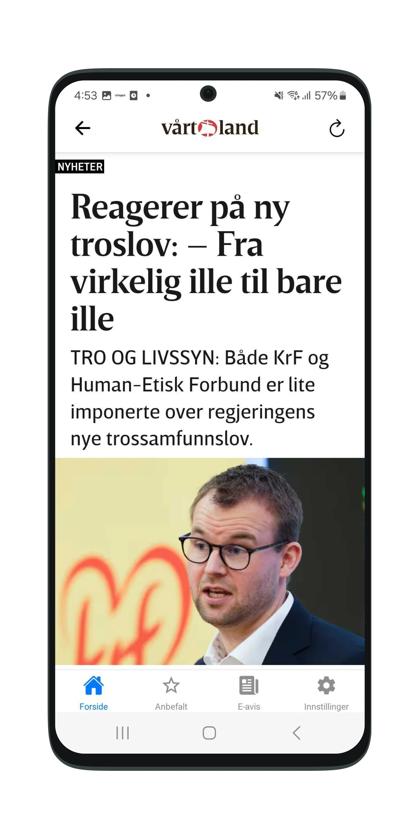 Vårt Land screenshot